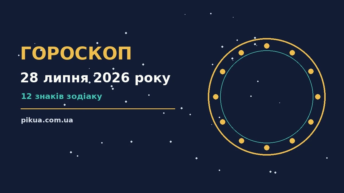 Гороскоп на 28 липня 2026 року: баланс роботи, відпочинку і близьких людей