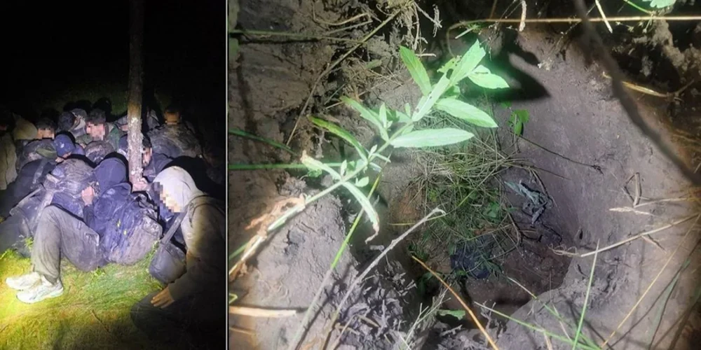 Ділянка латвійсько-білоруського кордону у Скрудалінській волості, де виявили підземний тунель