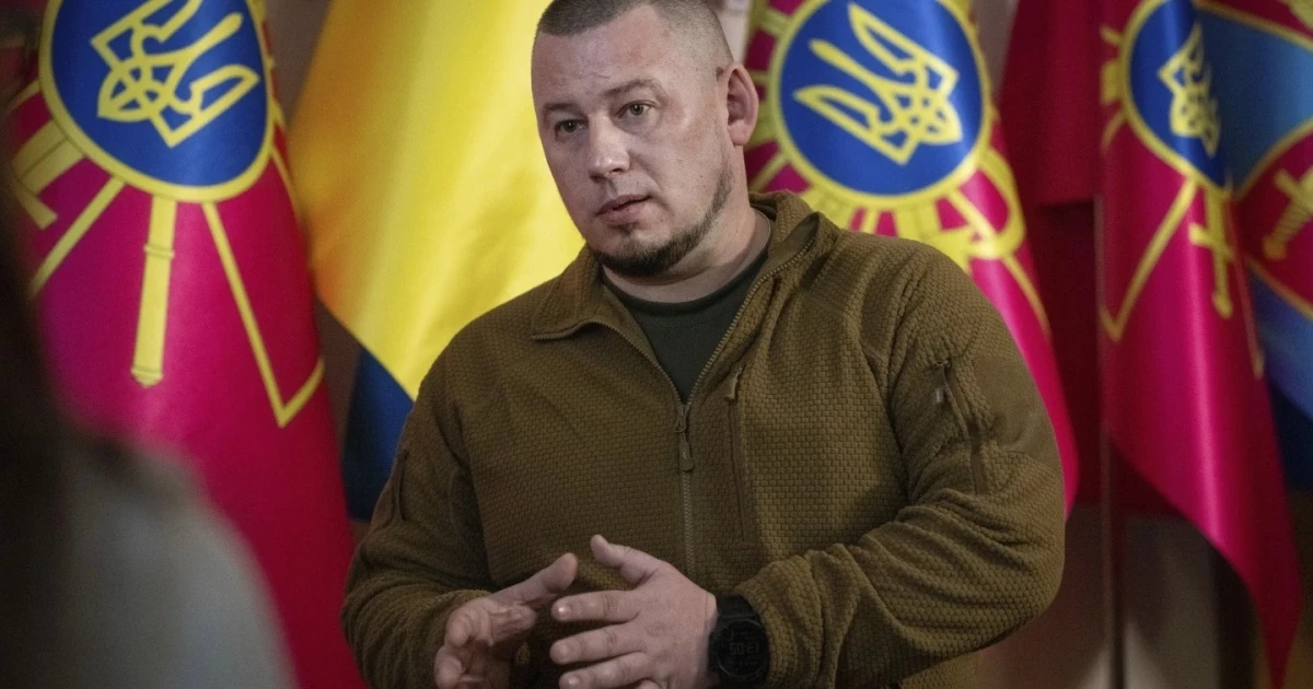 Павло Паліса під час спілкування з журналістами щодо підтвердженого плану операцій РФ у напрямку Києва та Чернігова