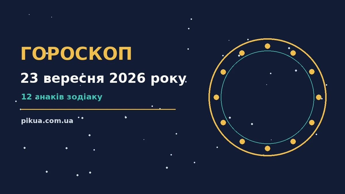 Зоряний гороскоп на 23 вересня 2026 року для всіх знаків Зодіаку