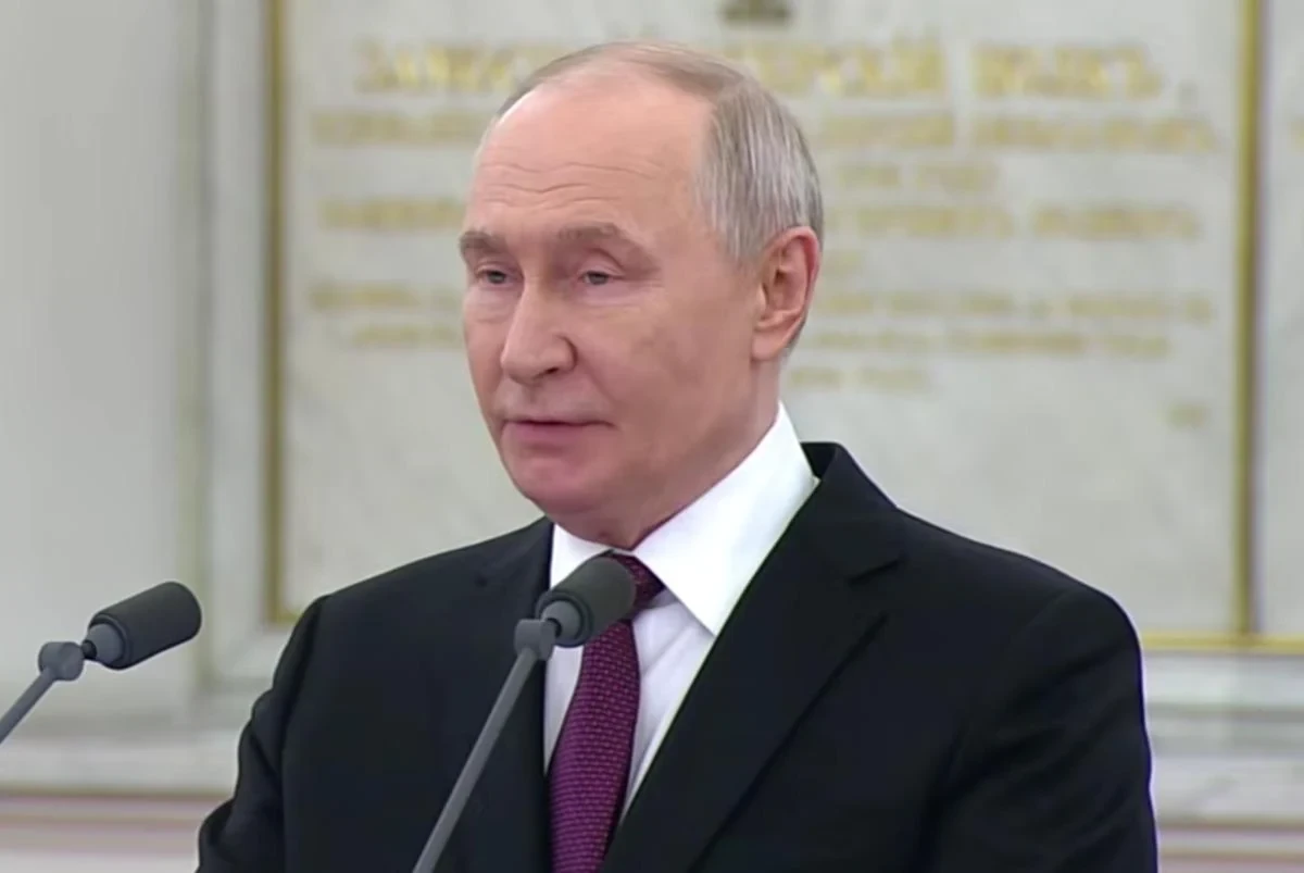 Володимир Путін на офіційному заході