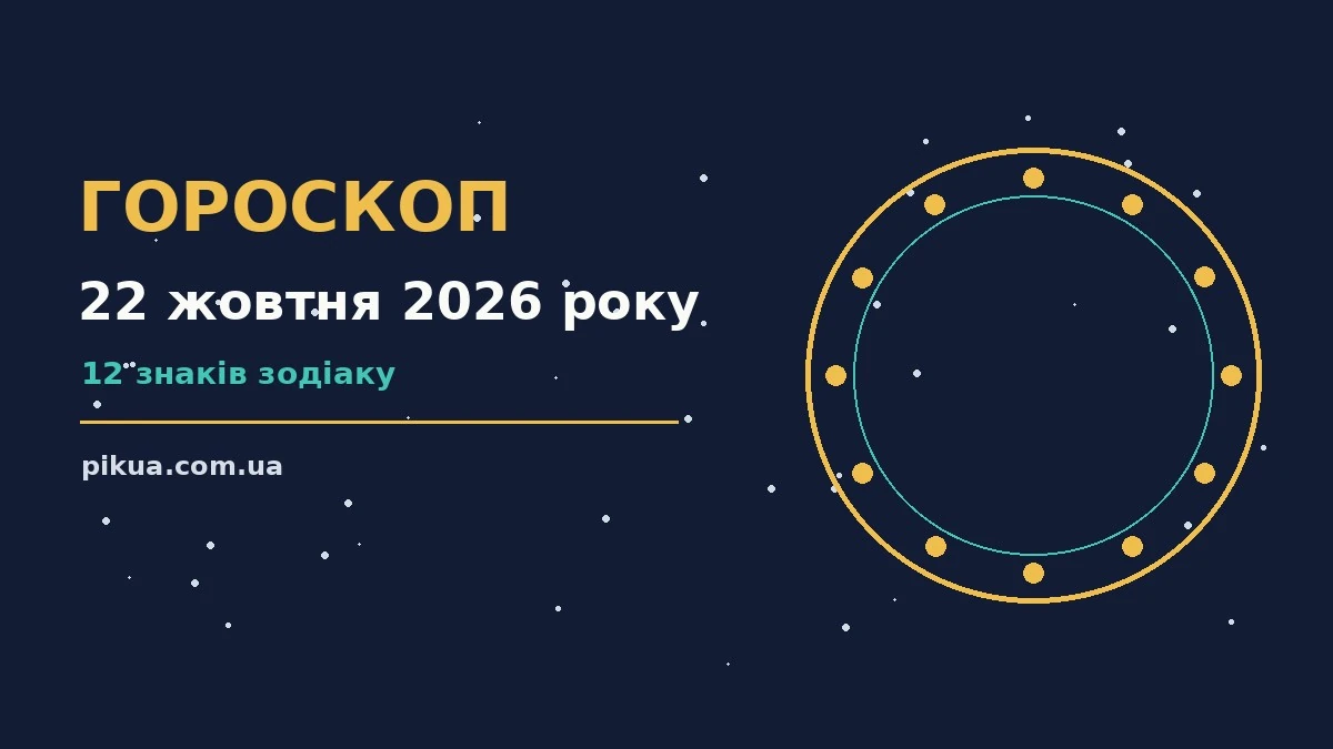 Зоряний гороскоп на 22 жовтня 2026 року: поради щодо роботи, дому і стосунків