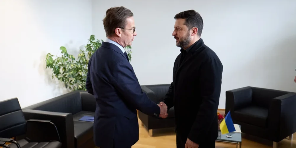 Зустріч президента України Володимира Зеленського з прем'єр-міністром Швеції Ульфом Крістерссоном 16 жовтня 2026 року